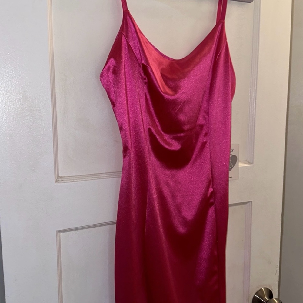 Formal / For any occasion - Hot Pink Mini Dress XL